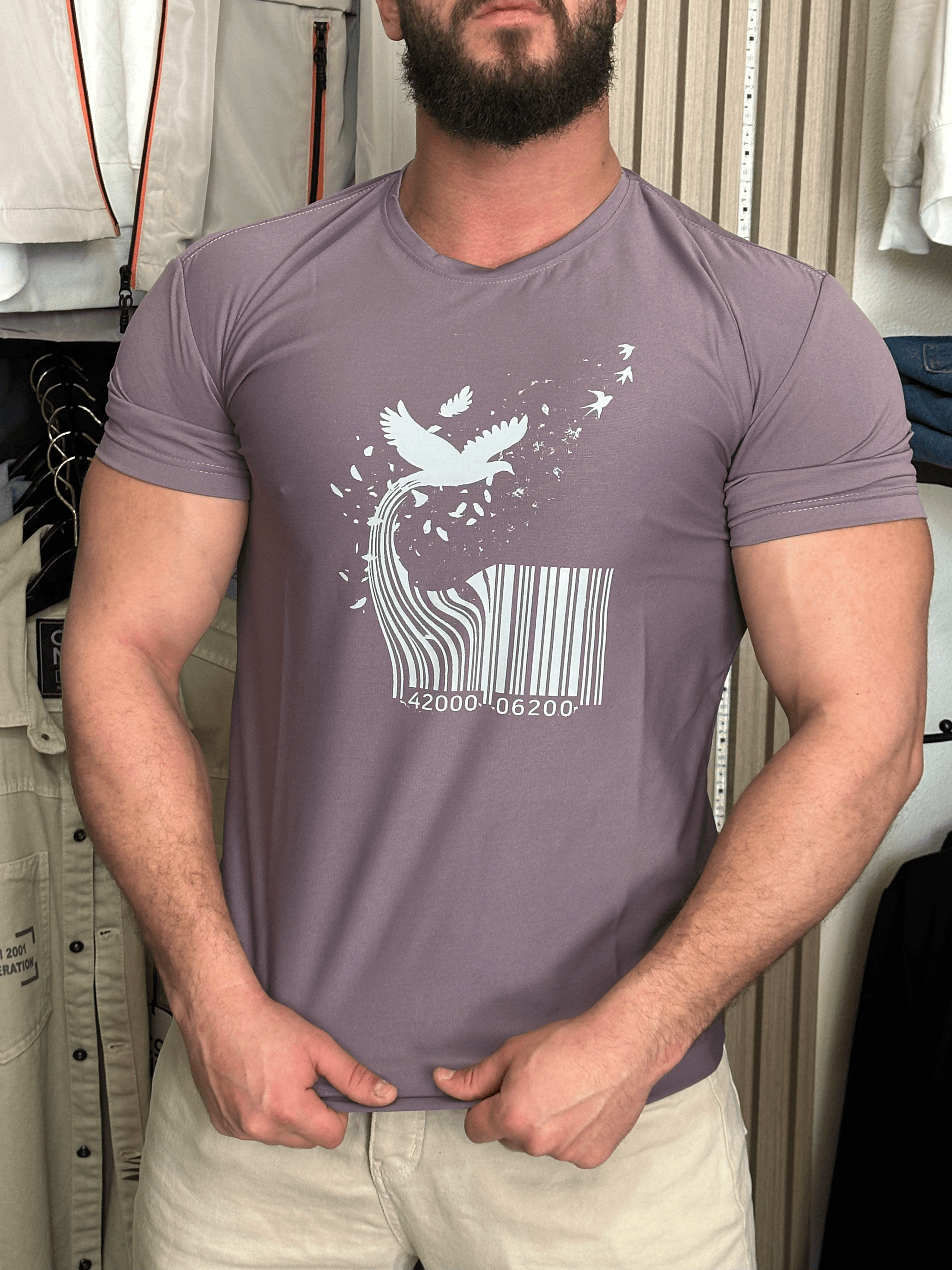 Freedom Barcode Graphic T-Shirt