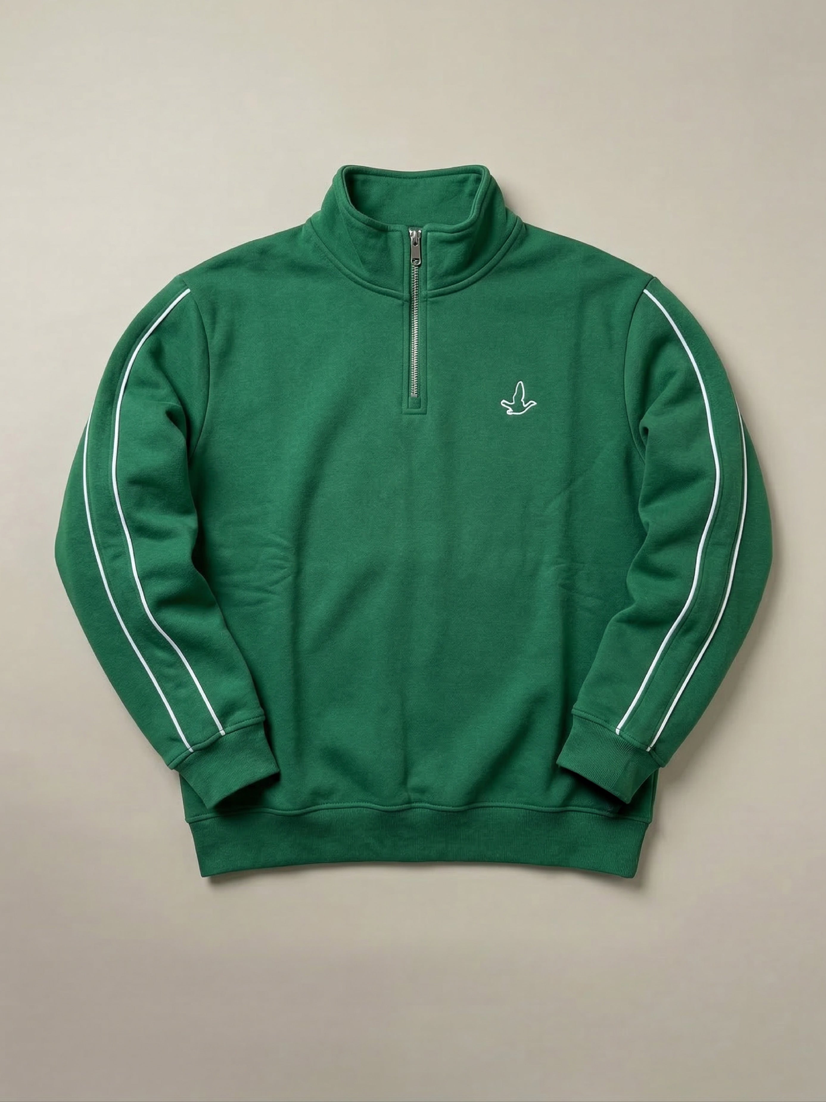 Half-Zip Sweatshirt - Green
